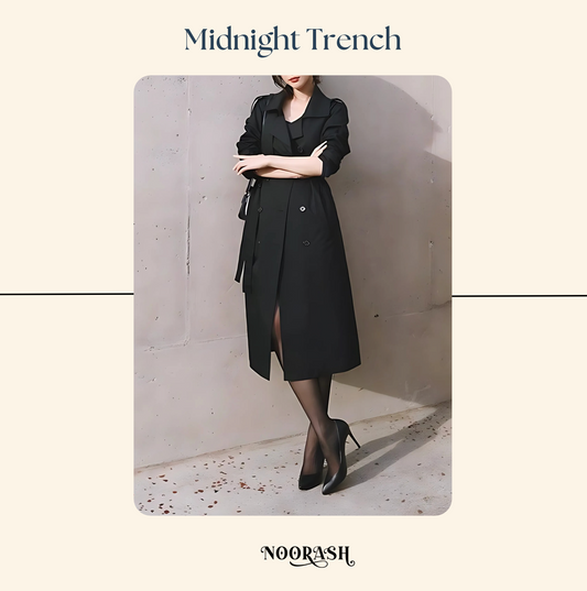 Elegant Tailored Trench Coat