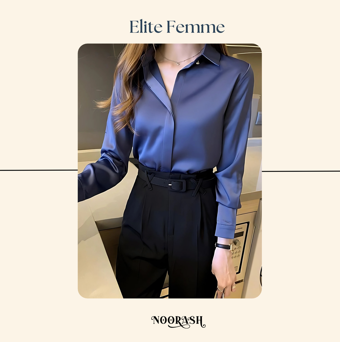 Silk Top & Crepe Trouser Classic French Elegance